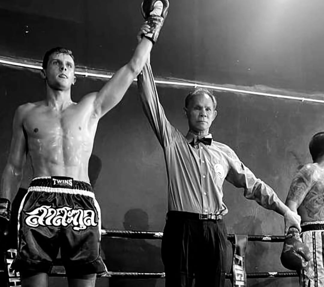 Pascal Bengold en combat de boxe anglaise